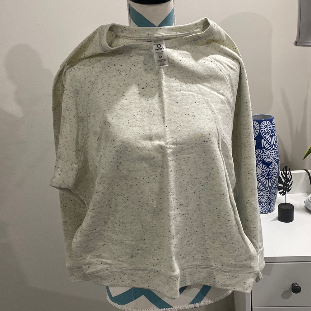 NWT Mono B confetti sweatshirt